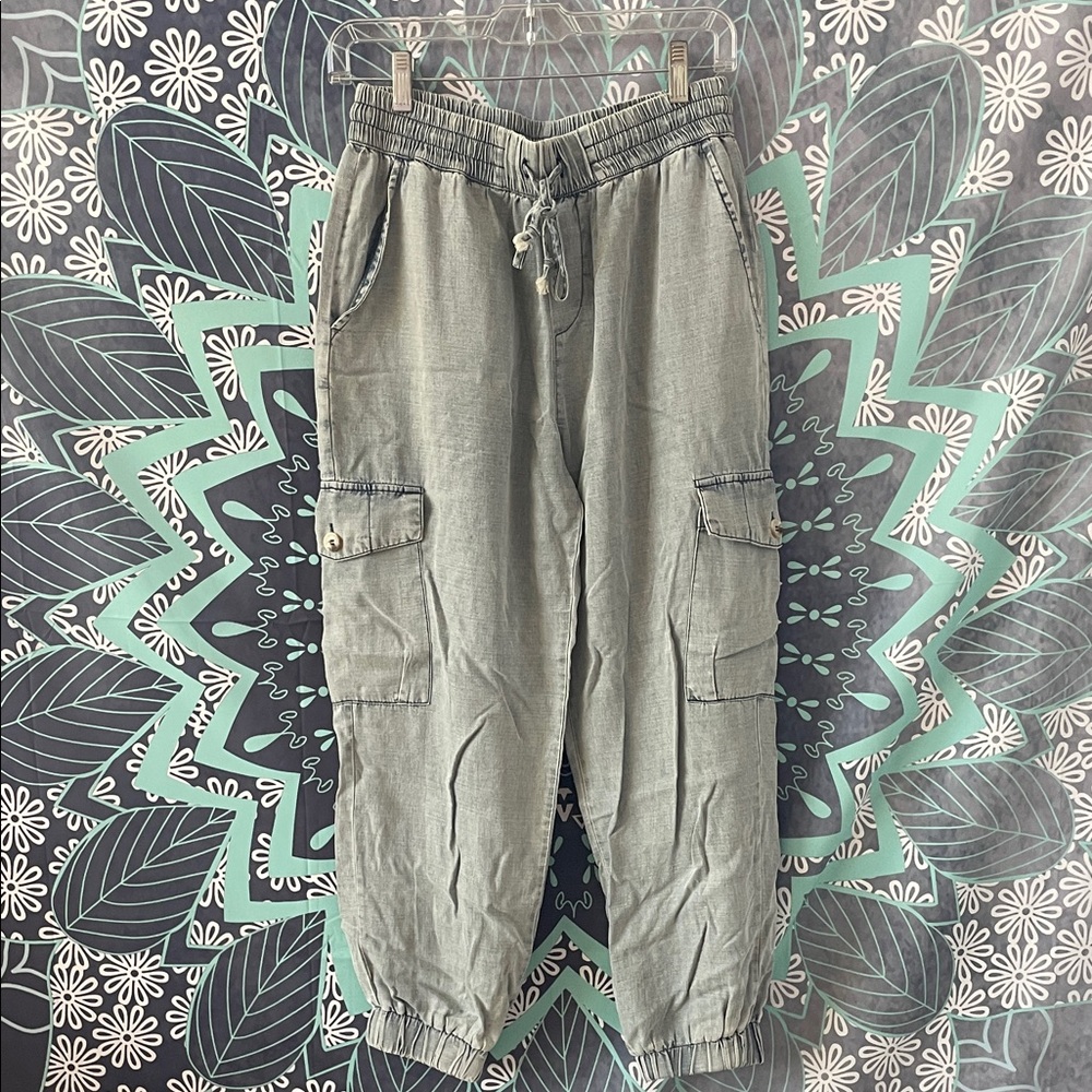 Gray Cargo Pants